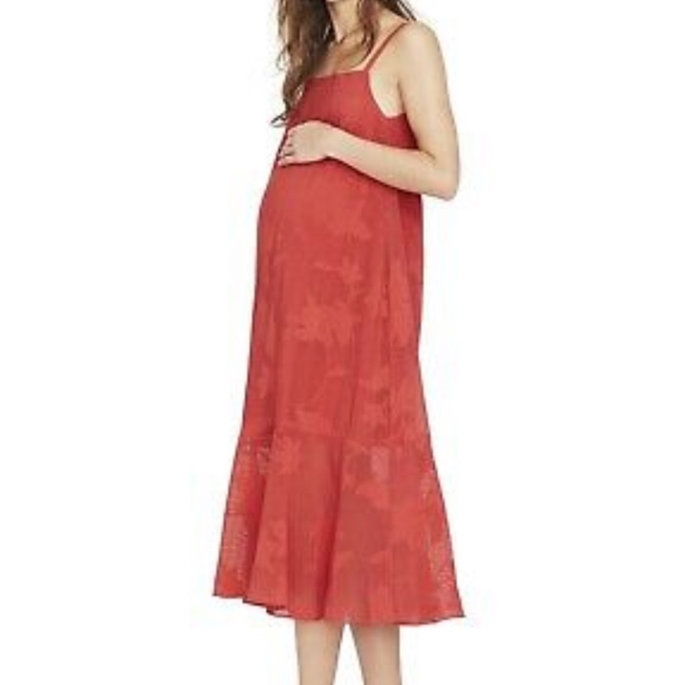 Hatch Paola ruffled hem dress
